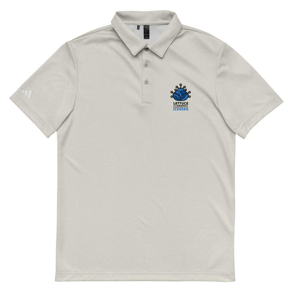 Blue Iceberg Logo Lettuce Commerce | Adidas Polo