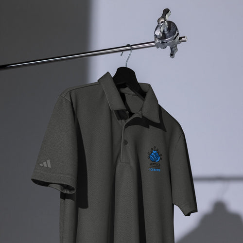 Blue Iceberg Logo Lettuce Commerce | Adidas Polo