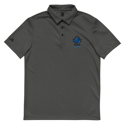 Blue Iceberg Logo Lettuce Commerce | Adidas Polo