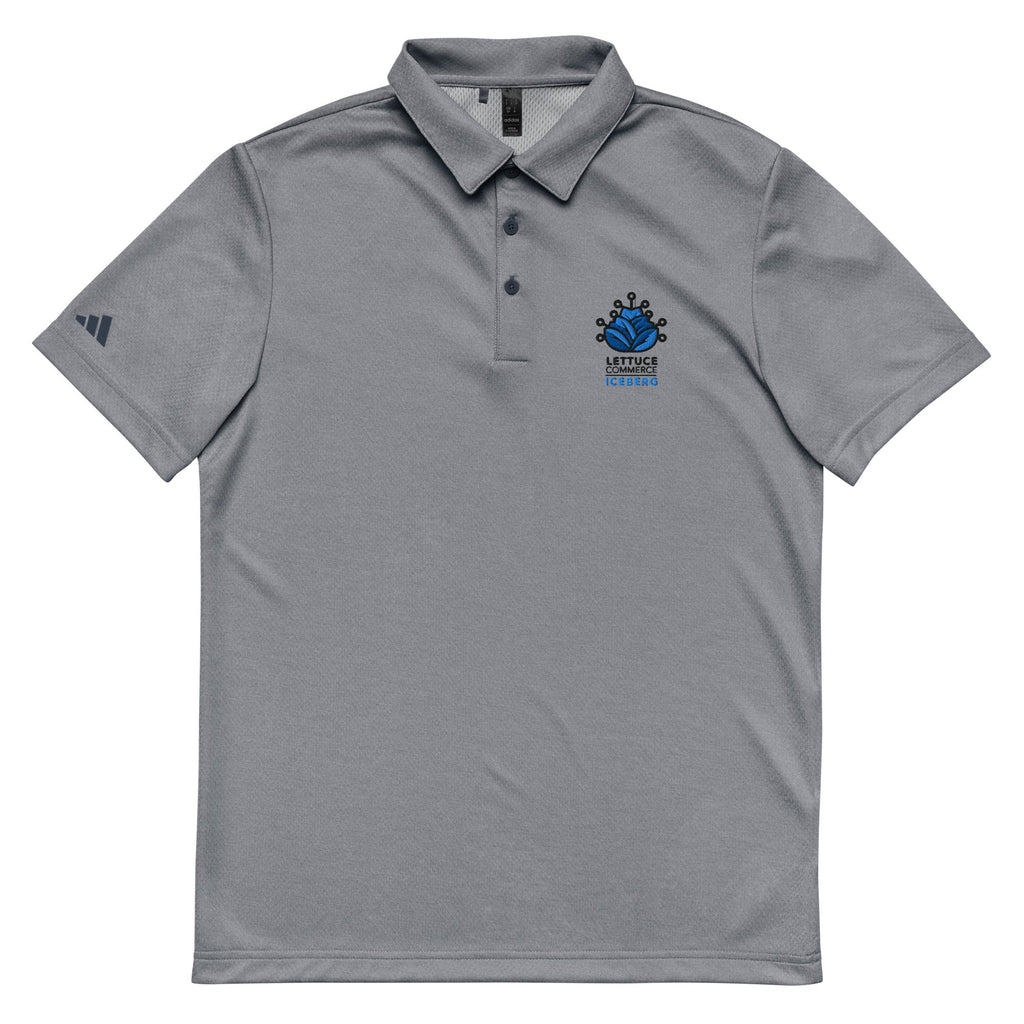 Blue Iceberg Logo Lettuce Commerce | Adidas Polo