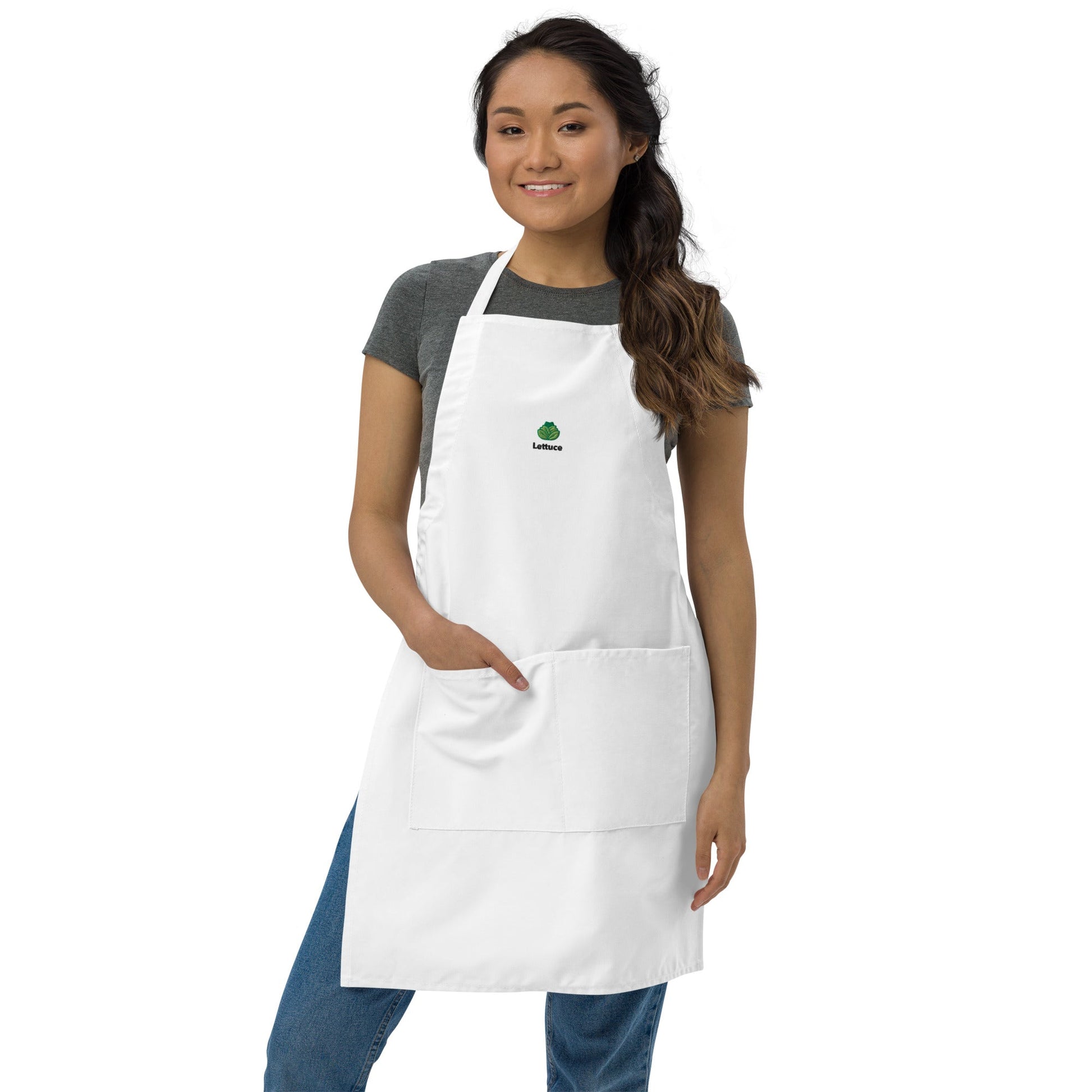 Lettuce Commerce Embroidered Apron